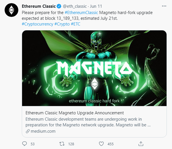 Mang luoi Ethereum Classic ra mat hard fork vao thang 7/2021 - anh 2