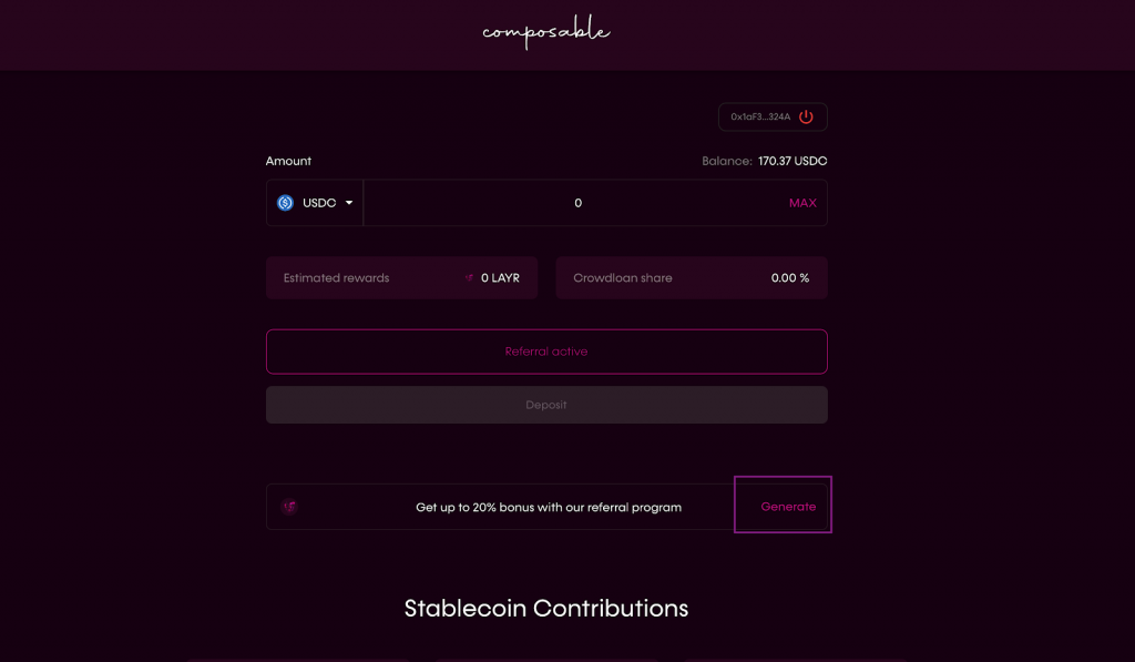 Huong dan tham gia Crowdloan Composable Finance bang Stablecoin - anh 5
