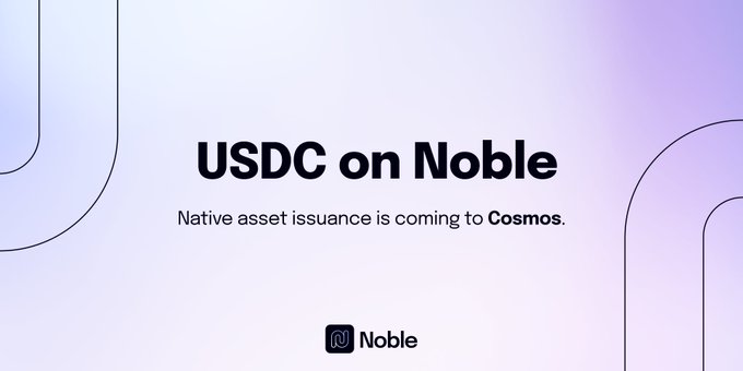 Circle thong bao ra mat USDC cho Cosmos thong qua mang Noble - anh 1